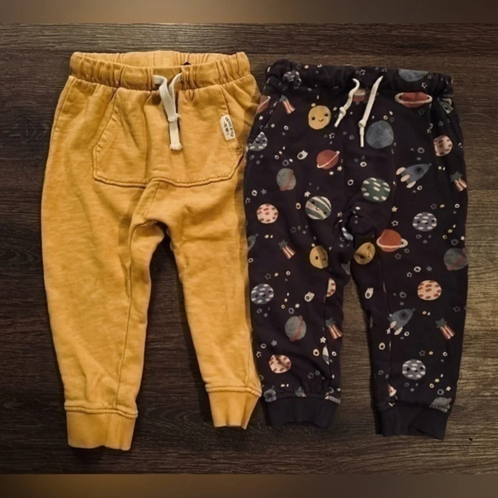 H&M twill toddler joggers, size 2T